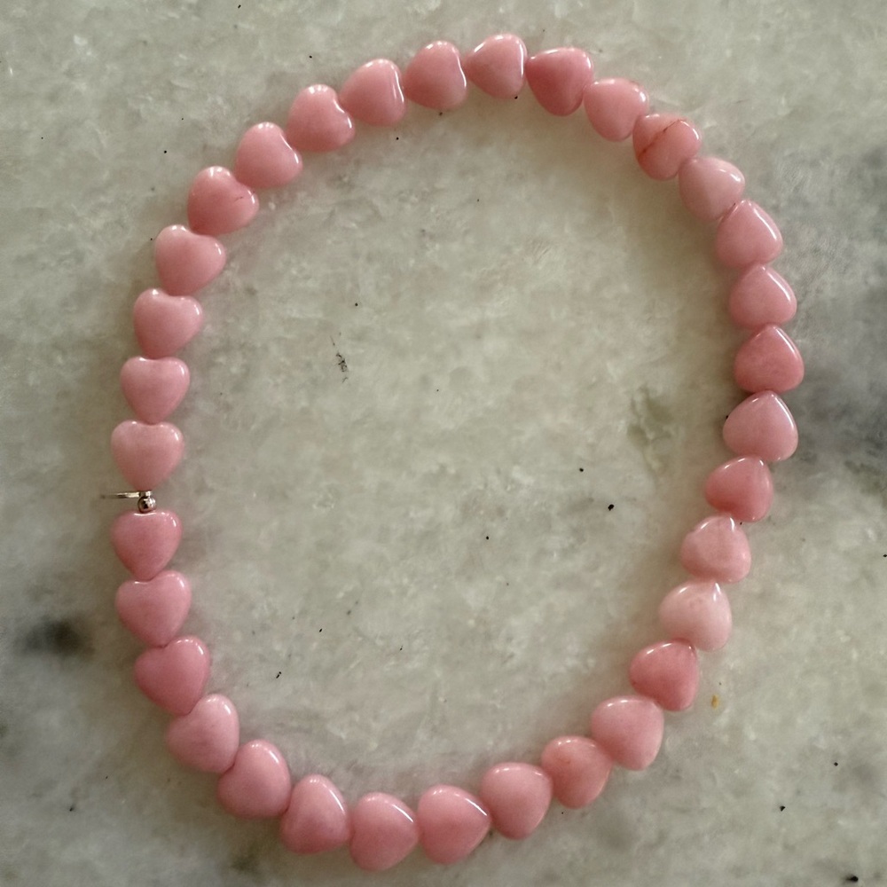 Quartz Heart Beaded Choker